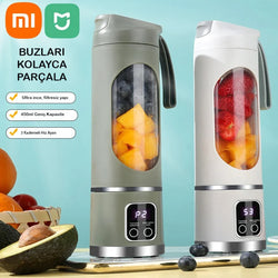 Xiaomi Taşınabilir Mini Blender – Smoothie, Meyve Suyu ve Karışım Hazırlama Makinesi